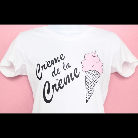 American Apparel x Millionera Pink Ice Cream Graphic T-shirt - Picture 5 of 6